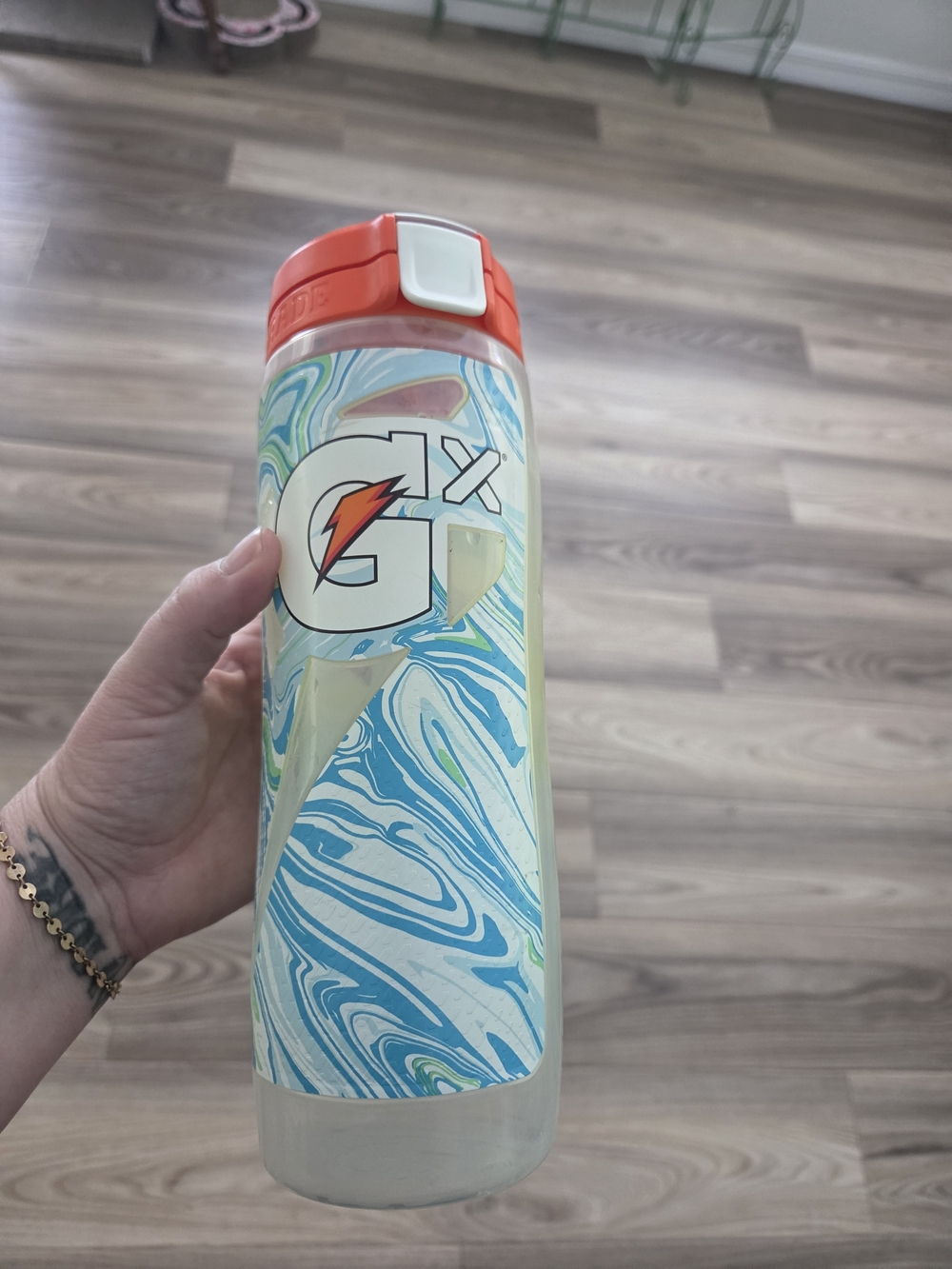 Gatorade GX Swirl Water Bottle - Blue and Orange